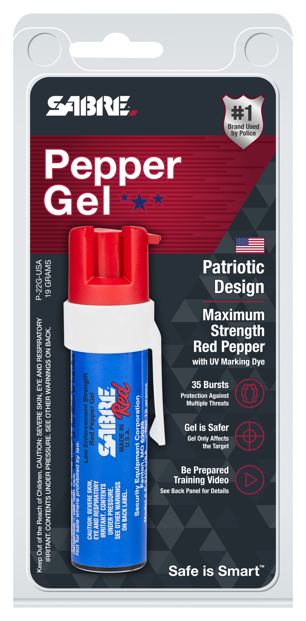 Sabre 3in1 Pepper Gel Spray Pocket Model with Clip Bass Pro Shops